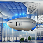 Dirigível movido a hidrogênio irá competir com aviões e navios de carga