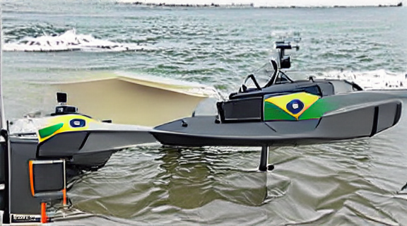 Marinha brasileira apresenta lancha não tripulada para monitoramento